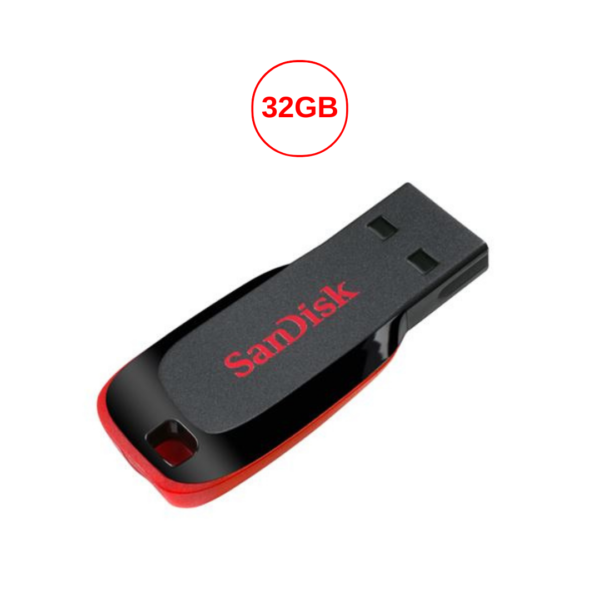 זיכרון נייד 32 ג'יגה דיסק און קי SanDisk Cruzer Blade