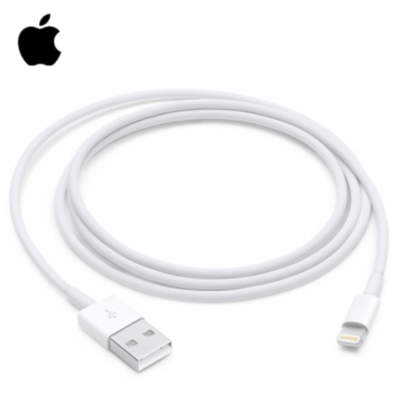 כבל טעינה לאייפון מקורי Lightning to USB באורך 1 מטר Apple יבואן רשמי